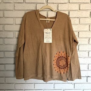 Earth Creations Hooded Long Sleeve Tee